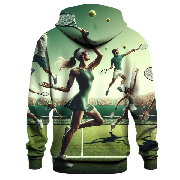 Timeless Tennis Elegance Hoodie