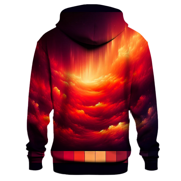 Crimson Dawn Blaze Hoodie