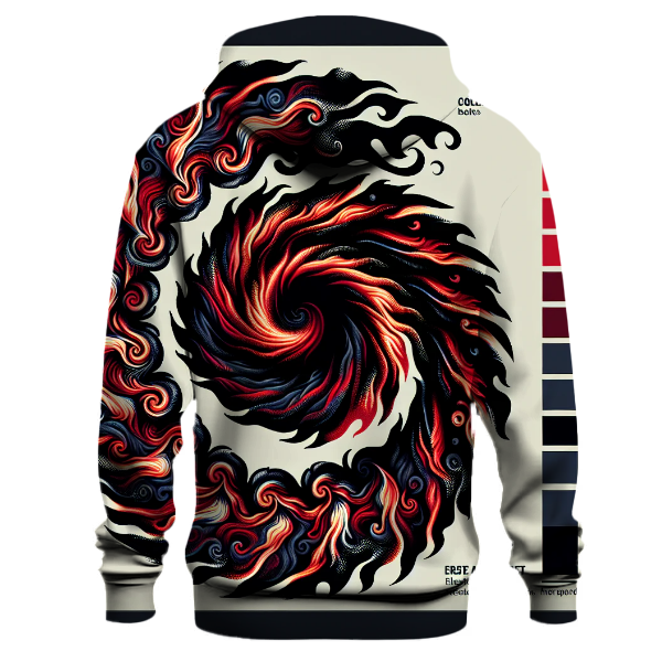 Fire Ember Swirl Hoodie