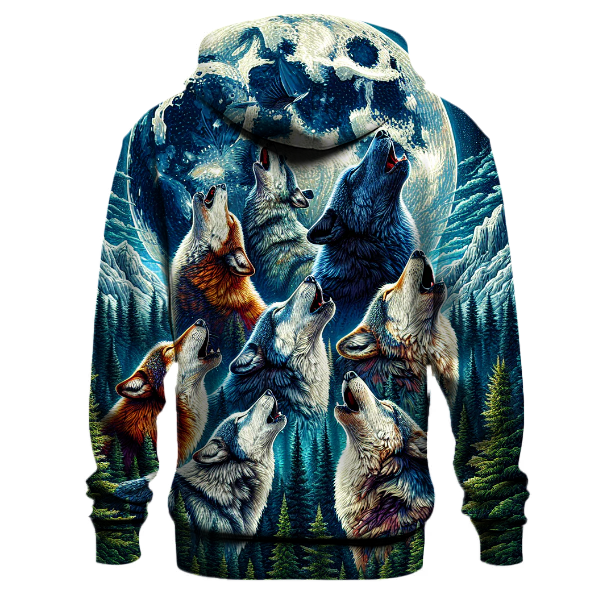 Majestic Wolves Hoodie