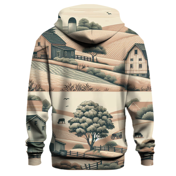 Rural Retro Patterns Hoodie