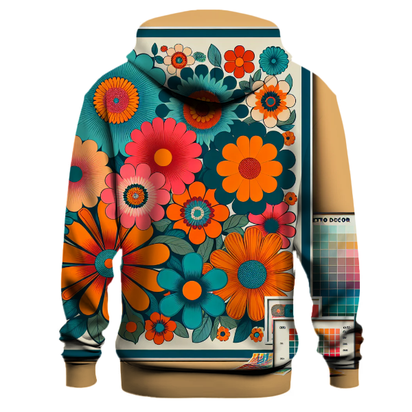 Groovy Floral Patterns Hoodie