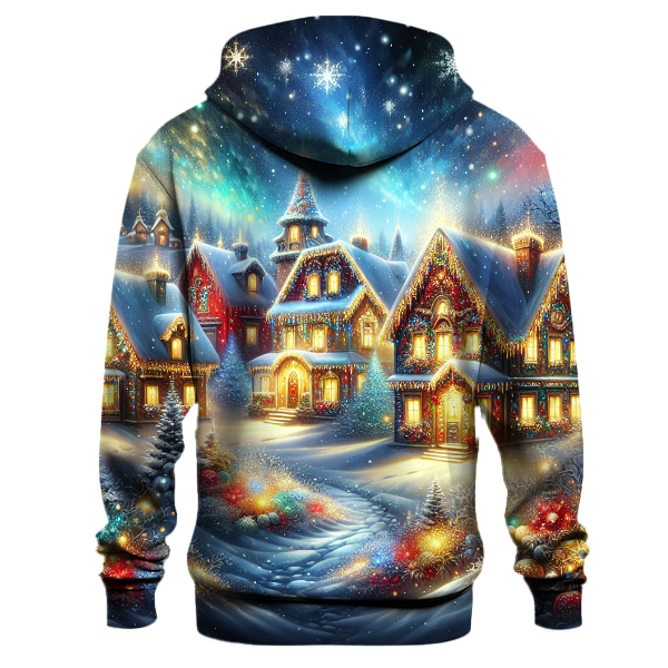 Magical Christmas Village Lights Hoodie