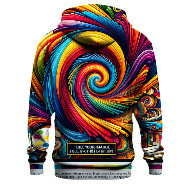 Rainbow Swirls Hoodie
