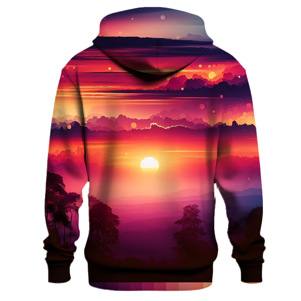 Radiant Sunset Horizons Hoodie