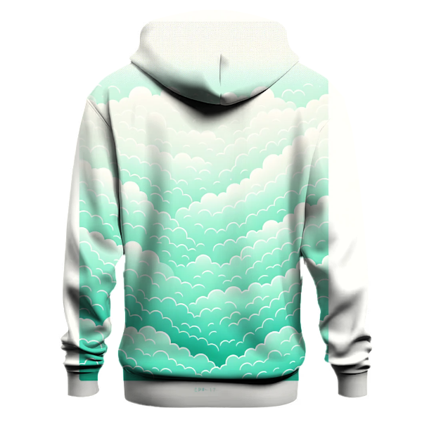 Cool Mint Dream Gradient Hoodie
