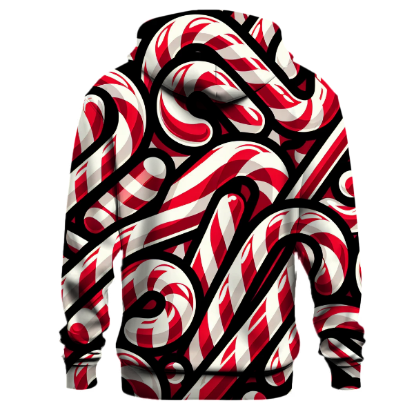 Candy Cane Stripe Delight Hoodie