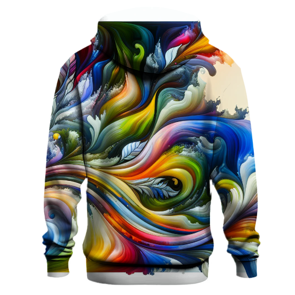 Abstract Nature Fusion Hoodie