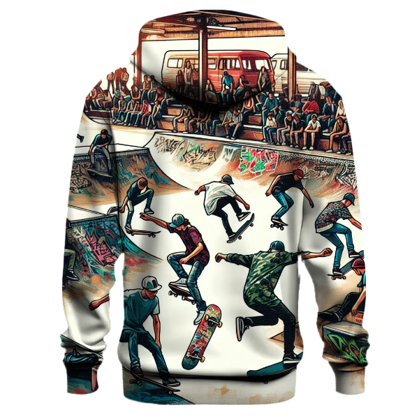 Skateboard Action Hoodie