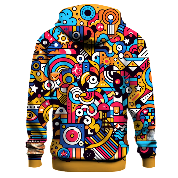 Retro Pop Art Style Hoodie
