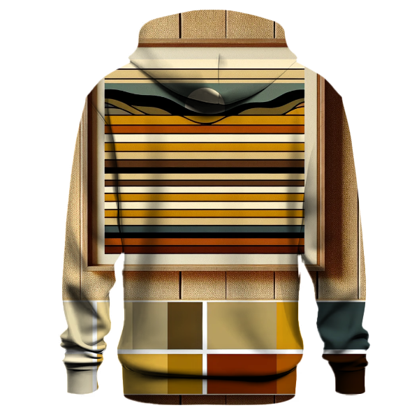 Chic 70s Striped Hoodie