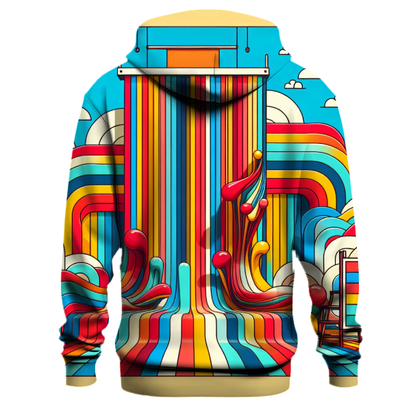 Rainbow Stripes Delight Hoodie