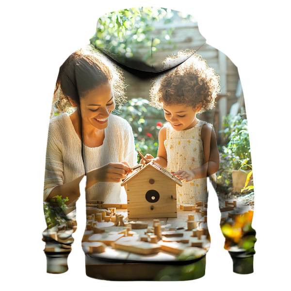Crafted Connections Building a Birdhouse Together Hoodie