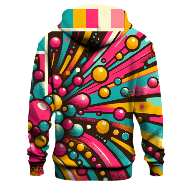 Funky 80s Polka Dot Hoodie