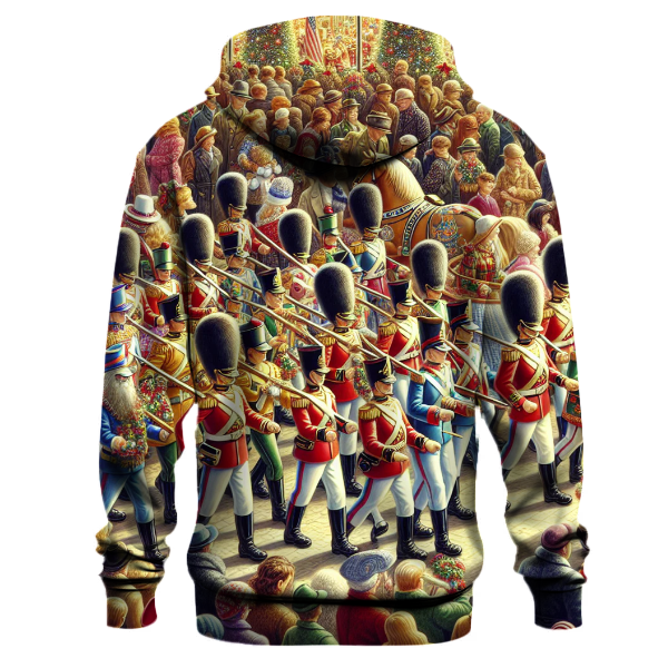 Festive Toy Soldiers Parade Hoodie