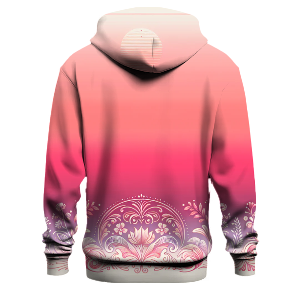Blossom Glow Gradient Hoodie
