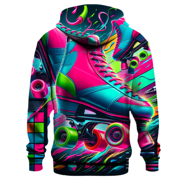 Radical Retro Roller Skates Hoodie