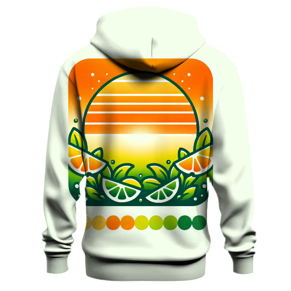 Citrus Sunrise Delight Hoodie