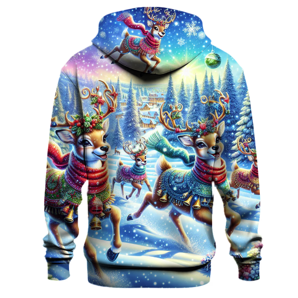 Joyous Holiday Reindeer Hoodie