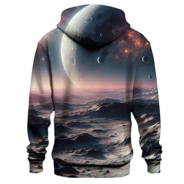 Lunar Landscape Odyssey Hoodie