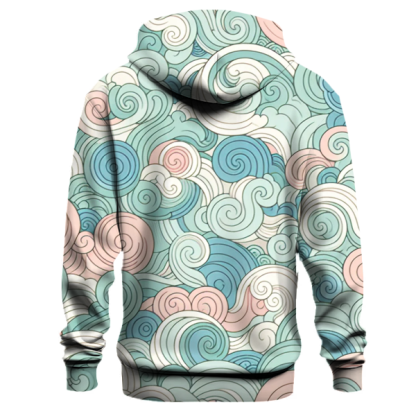 Pastel Spectrum Swirls Hoodie