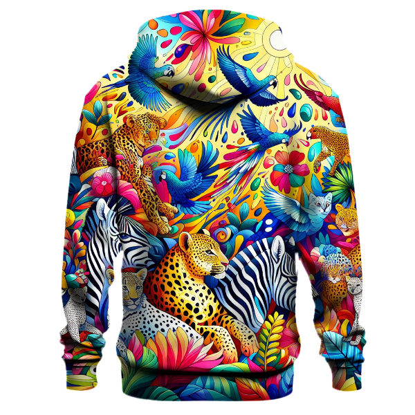 Funky Animal Prints Hoodie