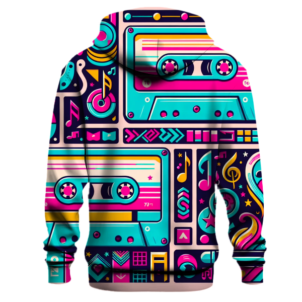 Retro Tapes and Tunes Hoodie