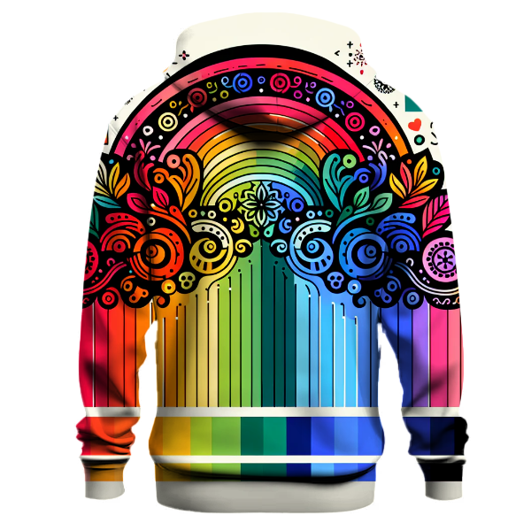 Vivid Rainbow Hoodie