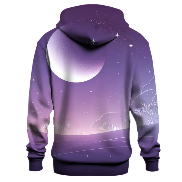 Violet Moonlit Skies Hoodie