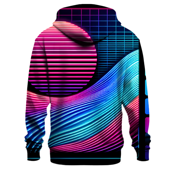 Neon Gradient Glow Hoodie