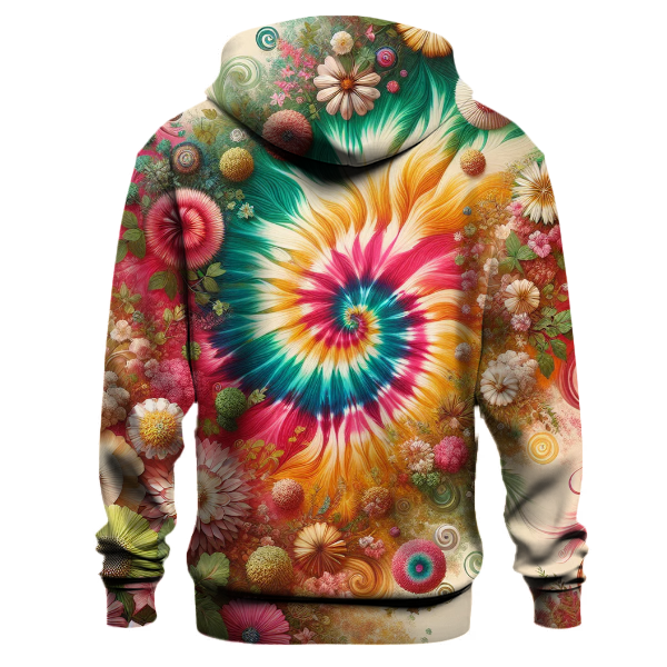 Bright Floral Delight Hoodie