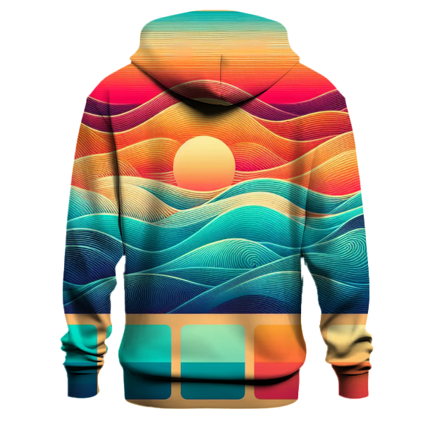 Tropical Twilight Swirl Hoodie