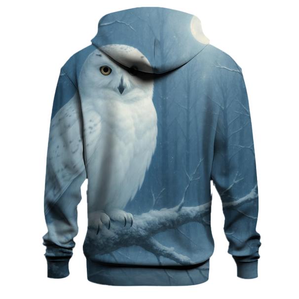 Snowy Owl Winter Wisdom Hoodie