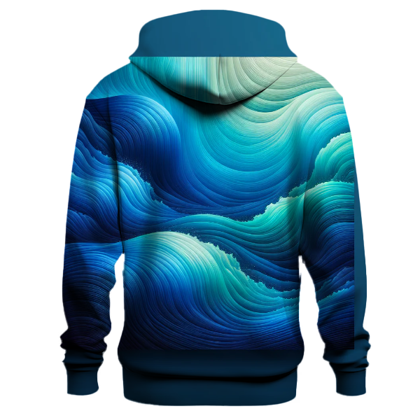 Cobalt Wave Fade Hoodie