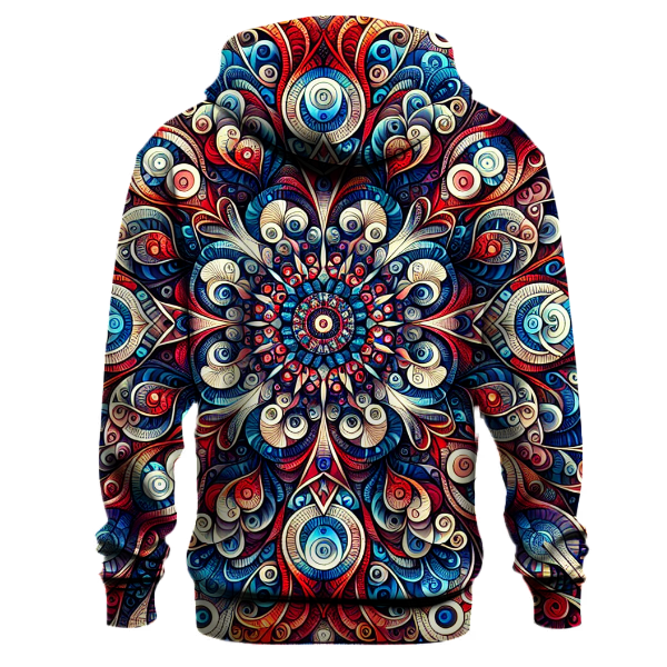 Color Burst Kaleidoscope Hoodie