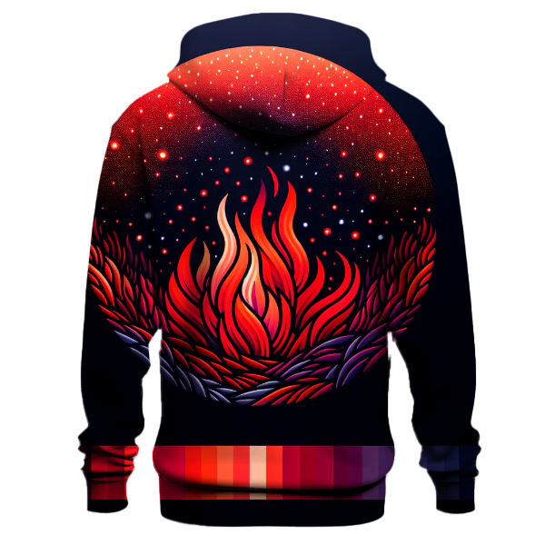 Midnight Ember Cascade Hoodie