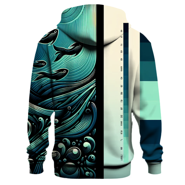 Deep Sea Dive Gradient Design Hoodie