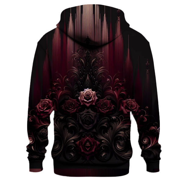 Gothic Rose Gradient Hoodie