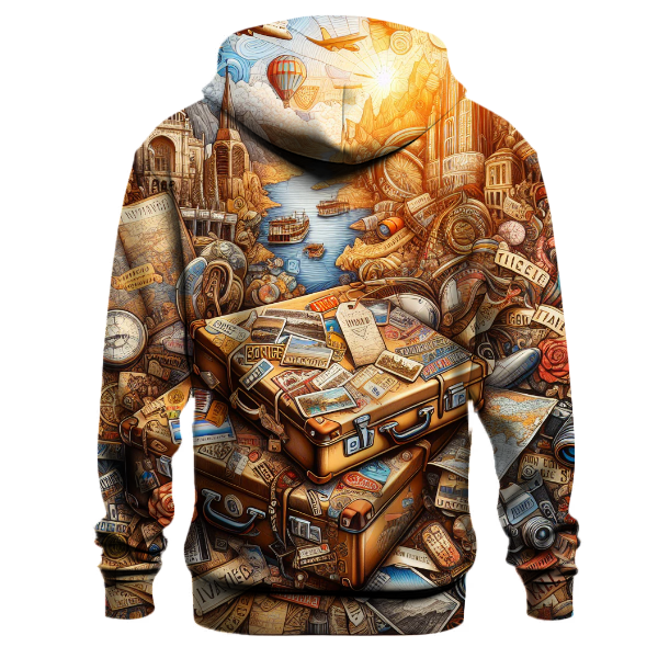 Adventure Awaits Travel the World Hoodie