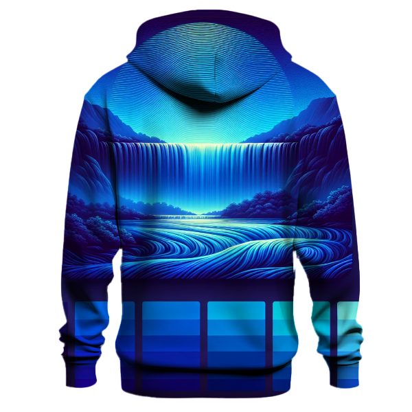 Indigo Cascade Hoodie