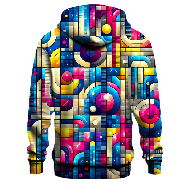 Disco Vibes Geometric Hoodie