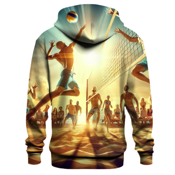 Volleyball Court Spirit Hoodie