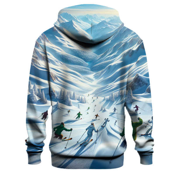 Skiing - Mountain Thrills Hoodie