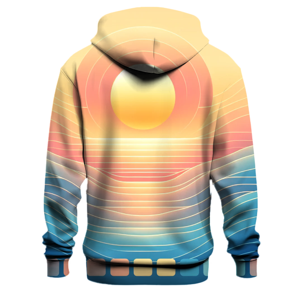 Golden Sunrise Reflection Hoodie