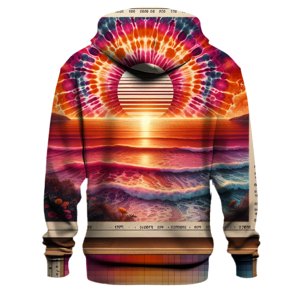 Sunset Bliss Wave Hoodie