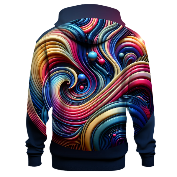 Technicolor Dream Waves Hoodie