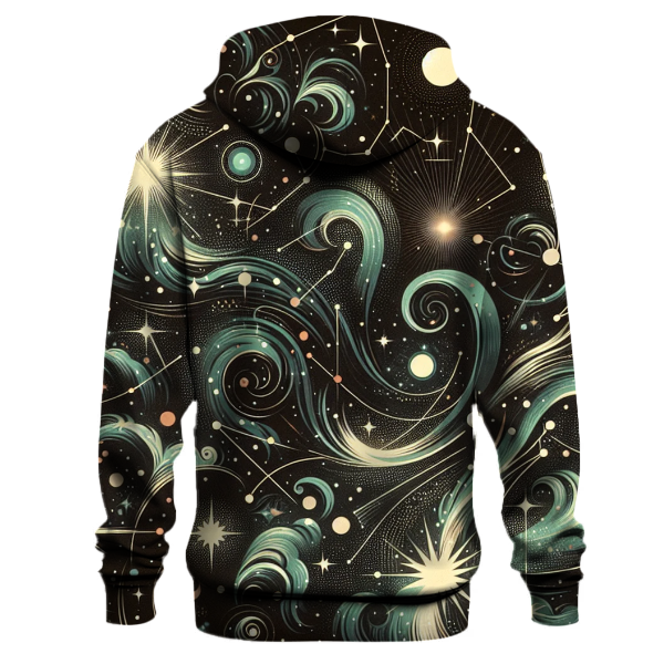 Retro Galactic Echoes Hoodie