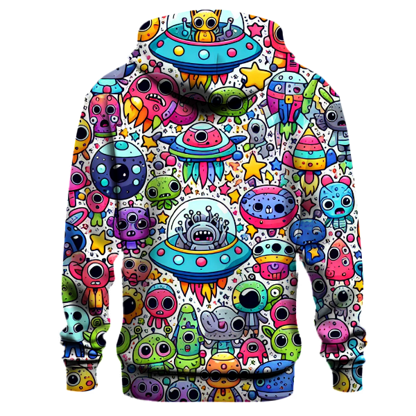 Quirky Space Adventures Hoodie