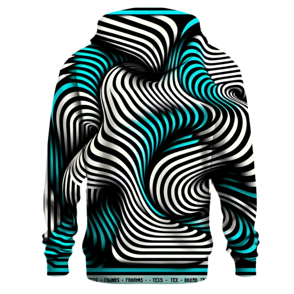 Optical Wave Fusion Hoodie