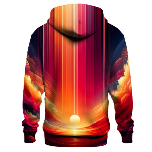 Radiant Sunset Blaze Hoodie